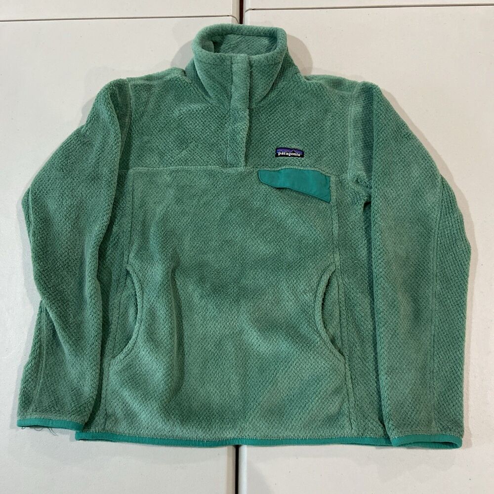Patagonia Women’s Re-Tool Snap-T® Pullover Aqua Stone – Medium
